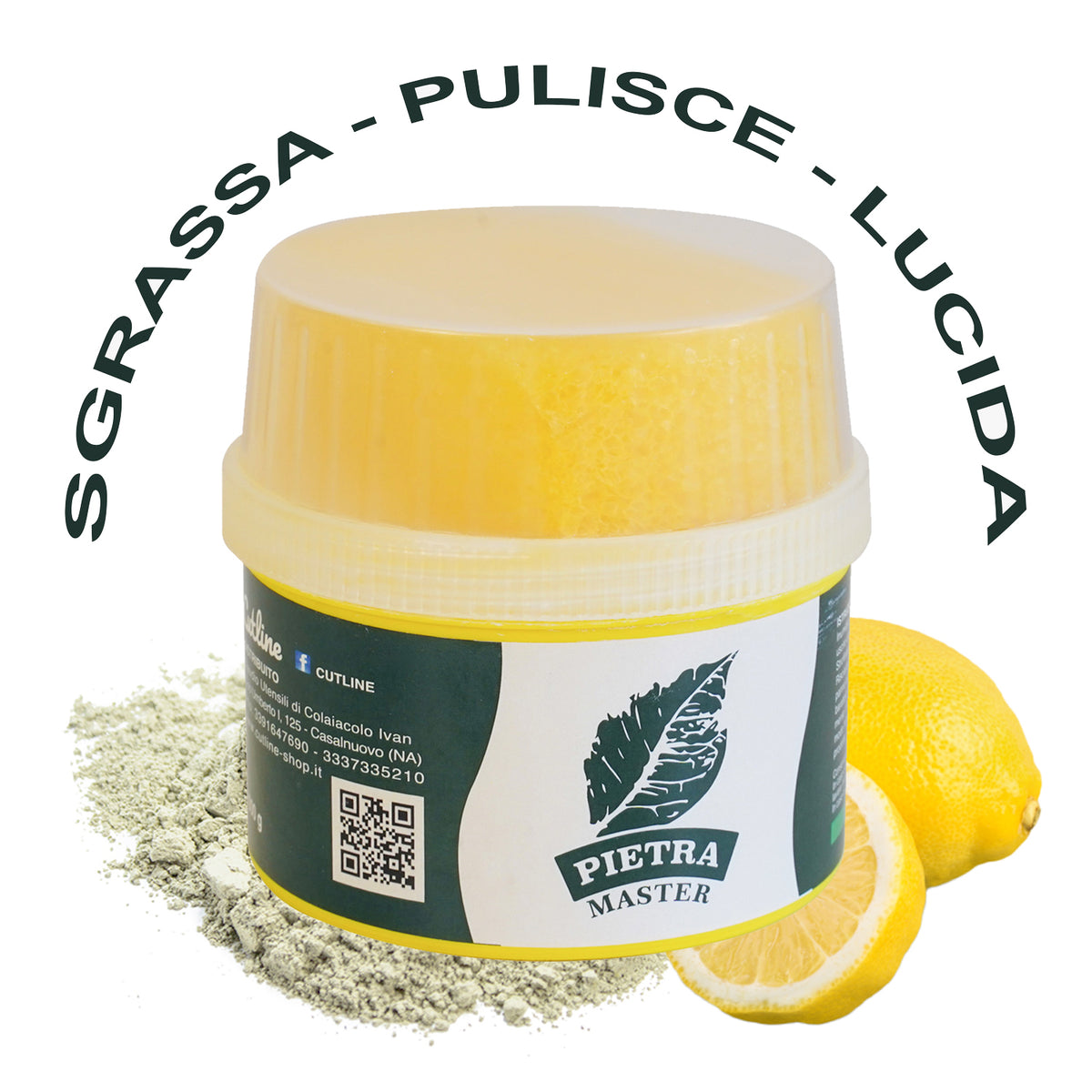 Pietra Master Pasta Protettiva - Sapone Detergente Naturale - 500GR